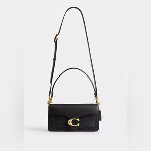 Coach Tabby Shoulder Bag 26 - black pebble leather